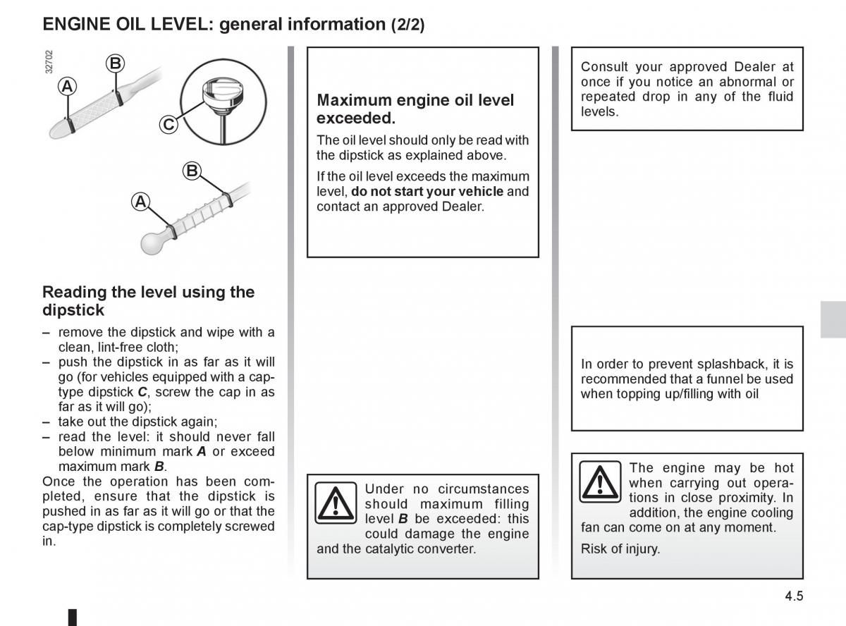 Renault Fluence owners manual / page 161