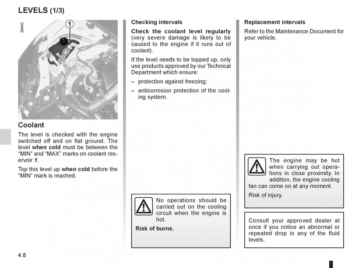 Renault Fluence owners manual / page 164