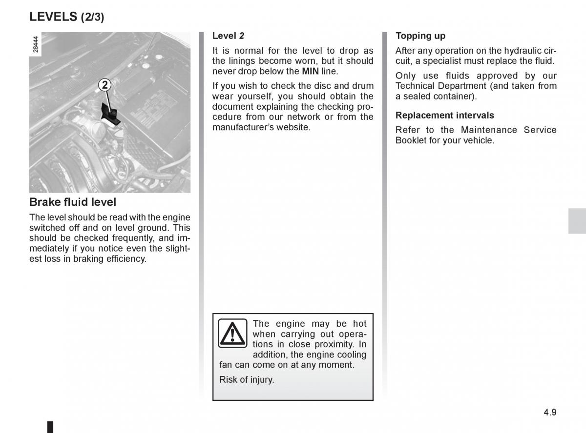 Renault Fluence owners manual / page 165