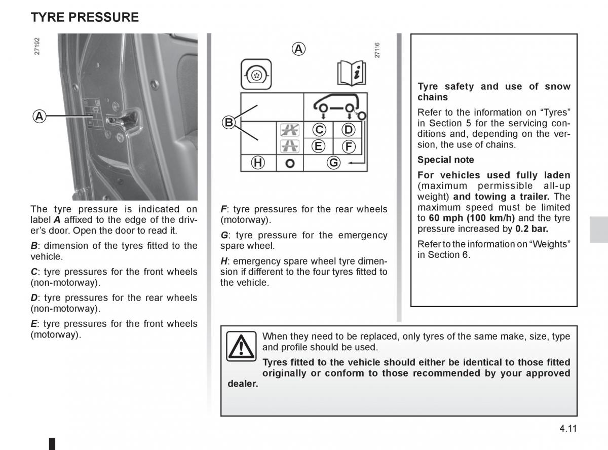 Renault Fluence owners manual / page 167