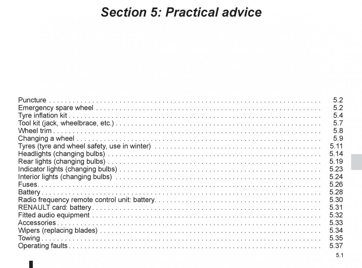 Renault Fluence owners manual / page 173