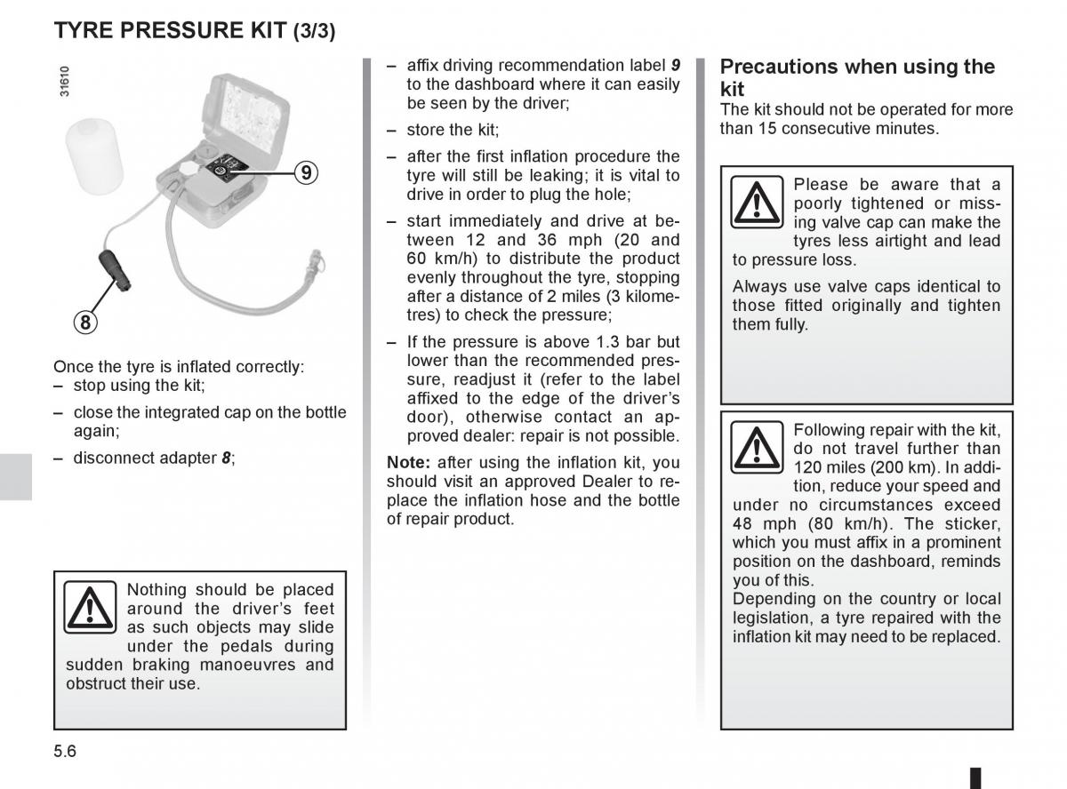 Renault Fluence owners manual / page 178