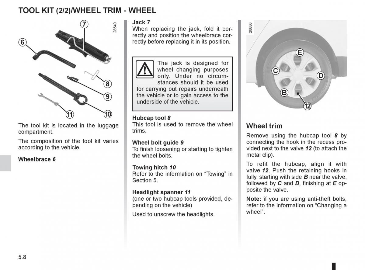 Renault Fluence owners manual / page 180