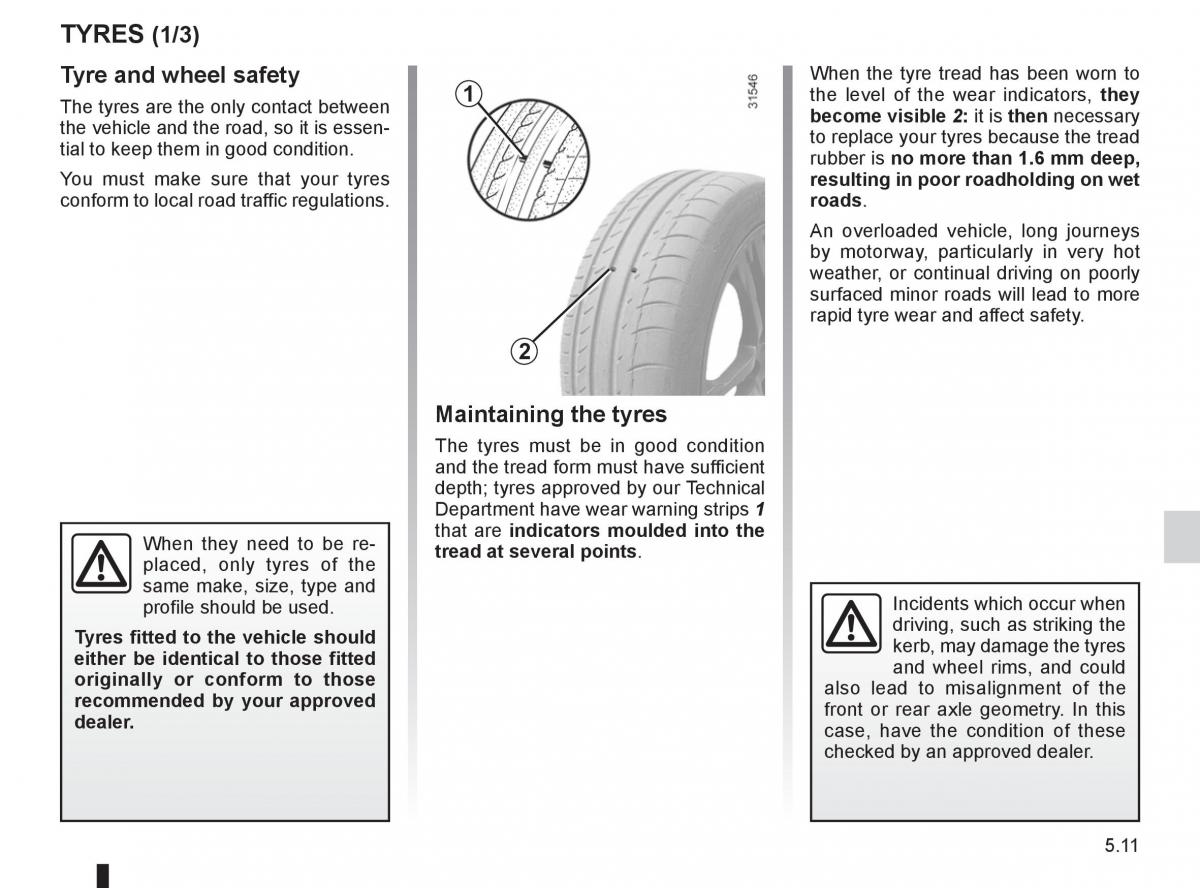 Renault Fluence owners manual / page 183