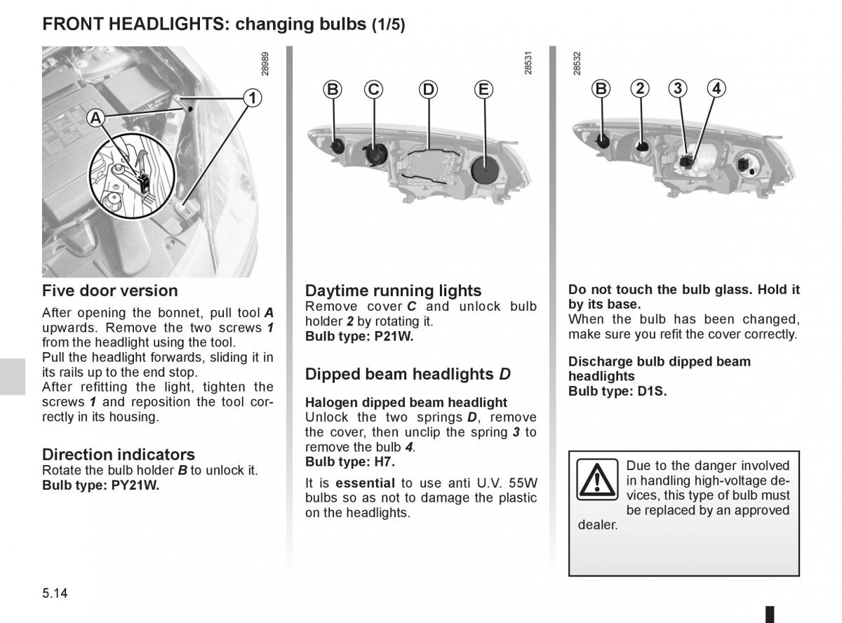 Renault Fluence owners manual / page 186