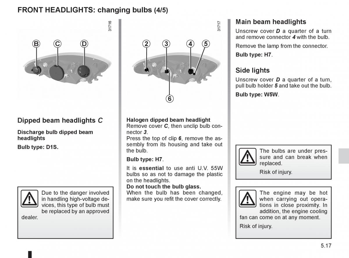 Renault Fluence owners manual / page 189