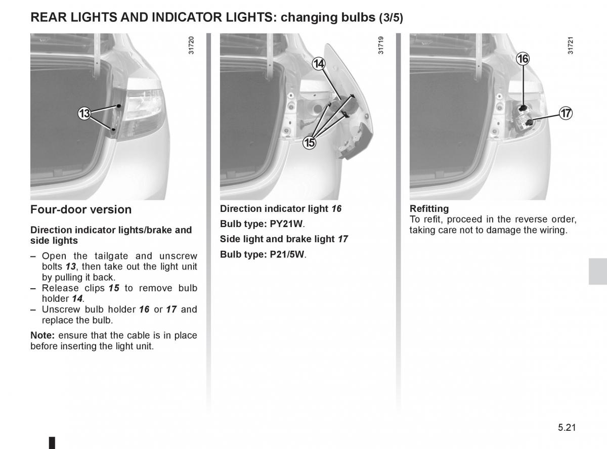 Renault Fluence owners manual / page 193