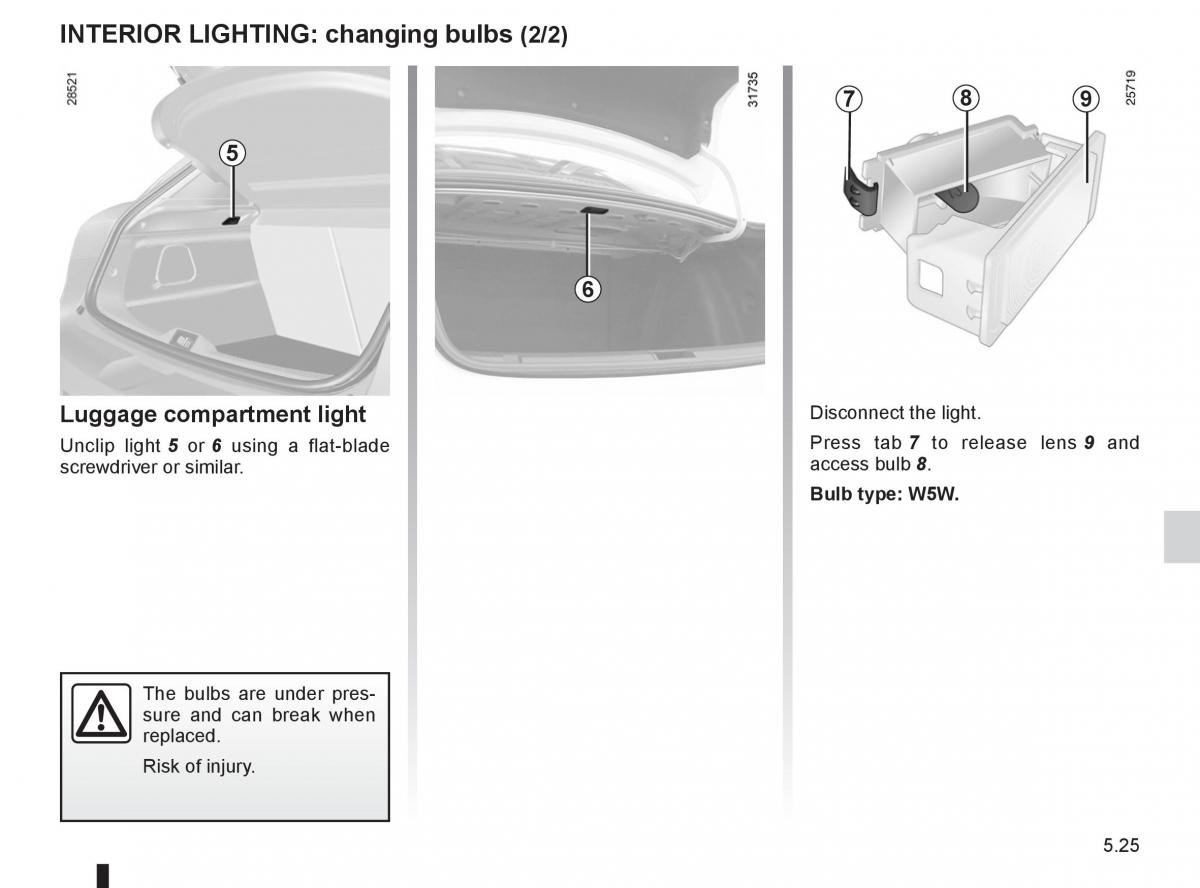 Renault Fluence owners manual / page 197