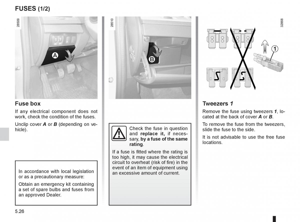 Renault Fluence owners manual / page 198