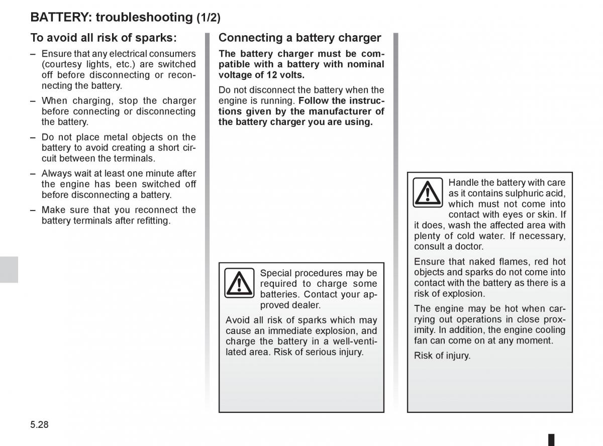 Renault Fluence owners manual / page 200