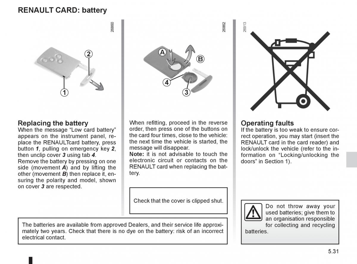 Renault Fluence owners manual / page 203