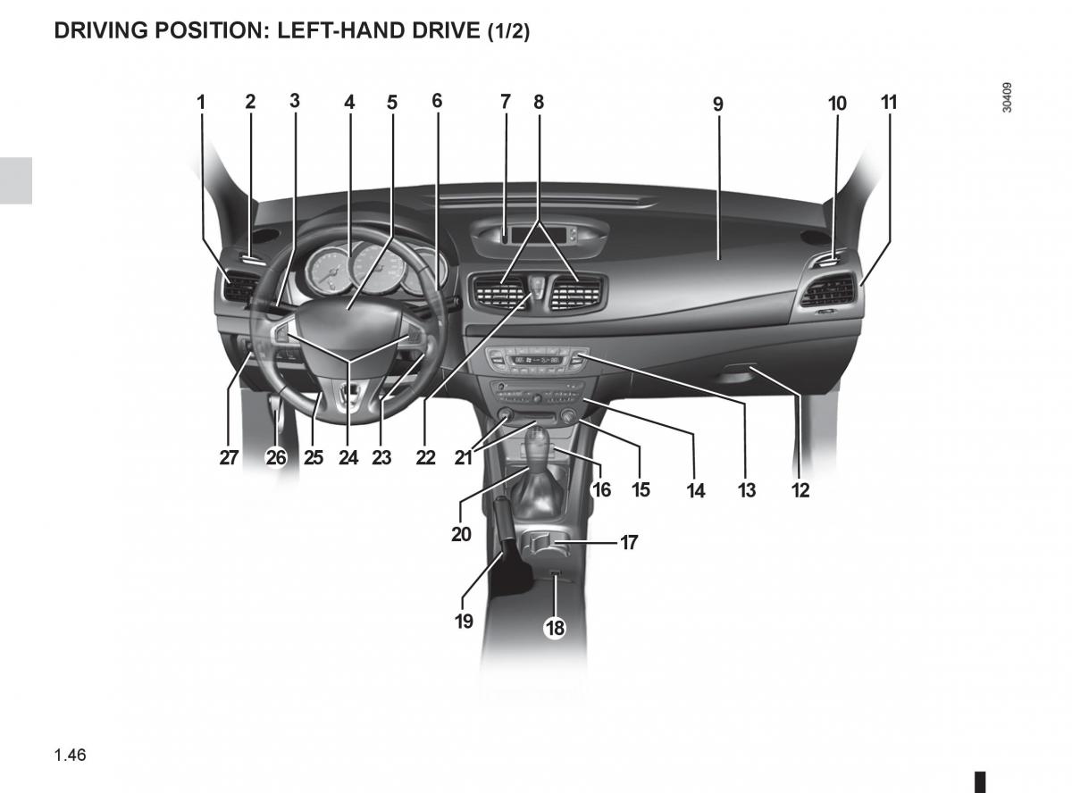 Renault Fluence owners manual / page 50