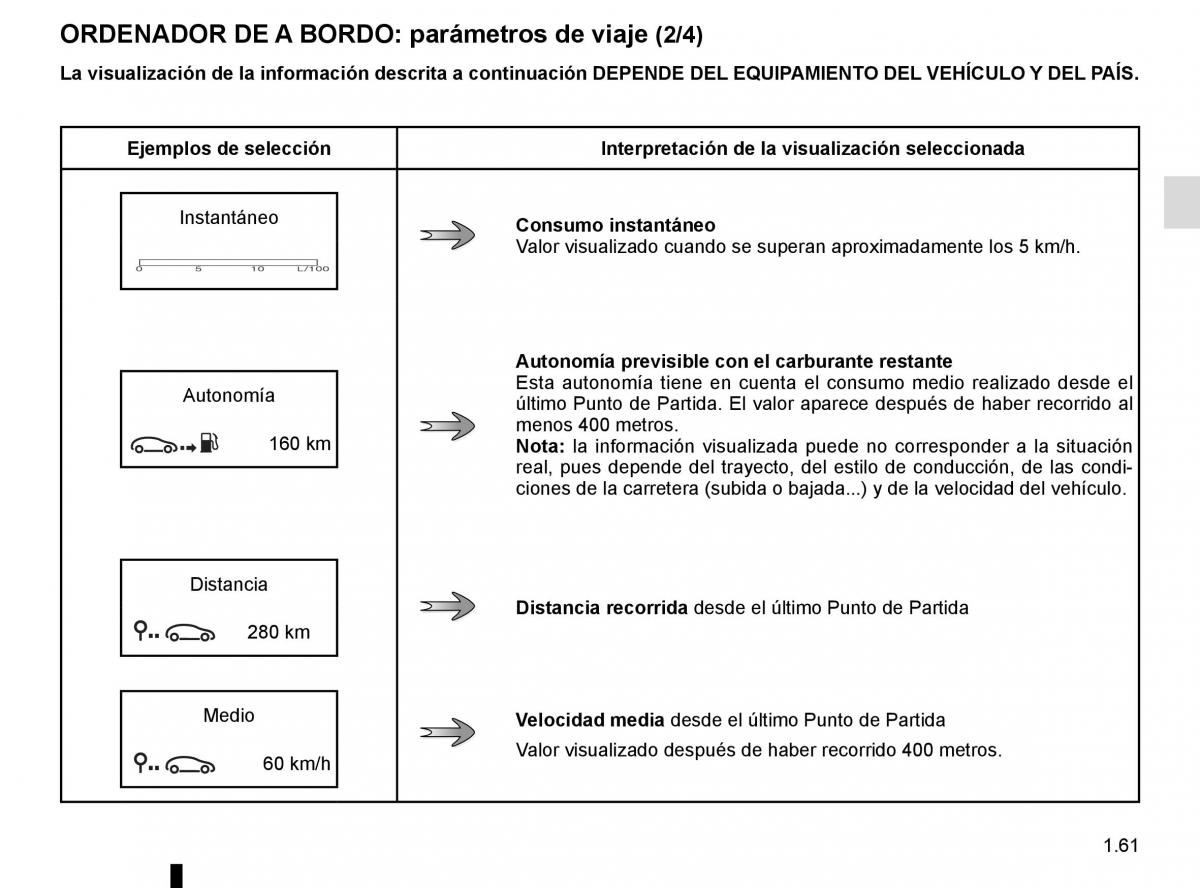 Renault Fluence manual del propietario / page 67