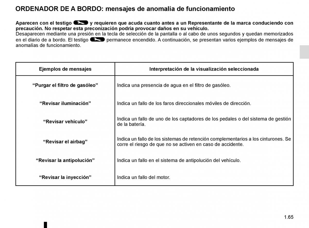 Renault Fluence manual del propietario / page 71