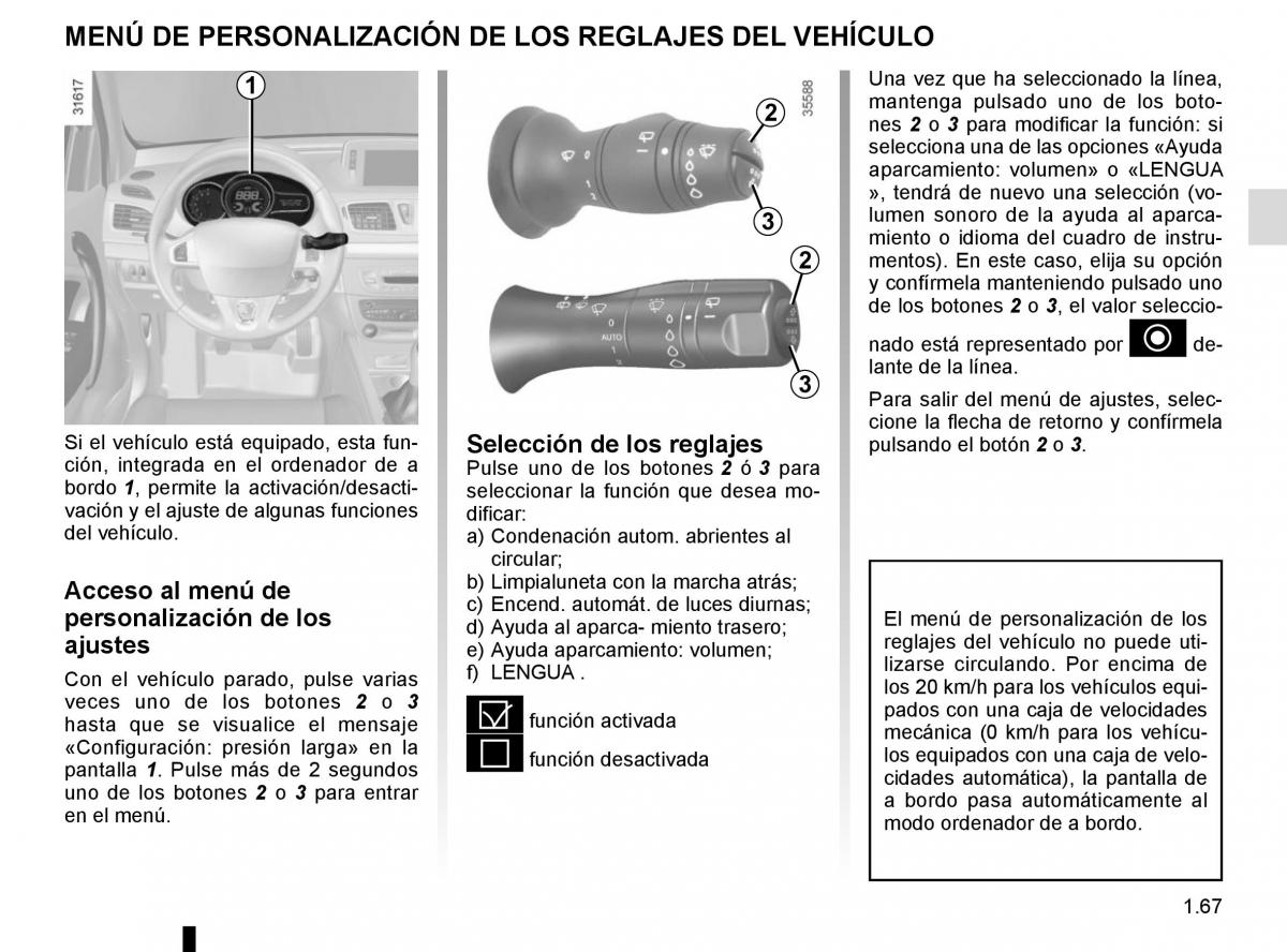 Renault Fluence manual del propietario / page 73