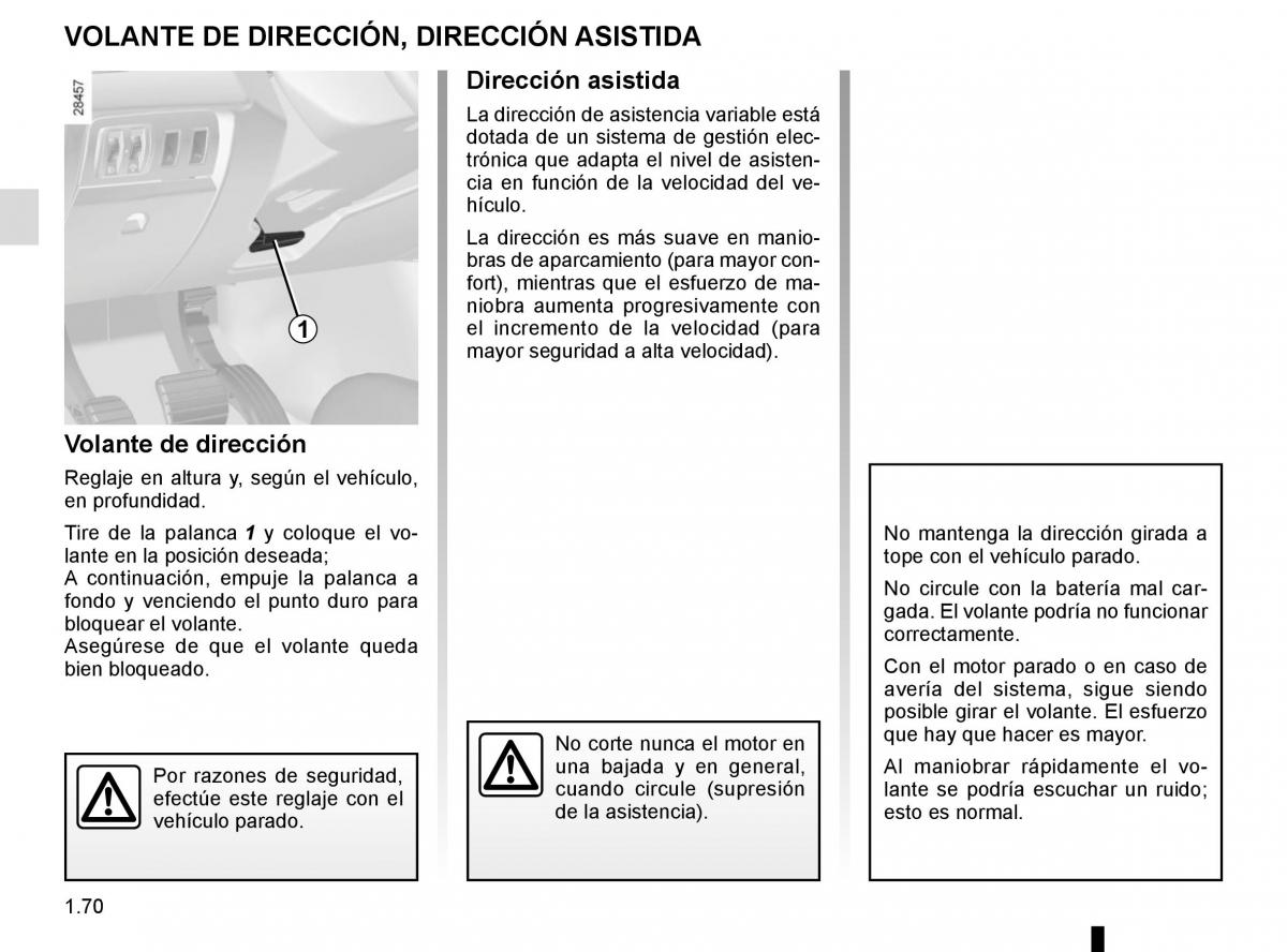 Renault Fluence manual del propietario / page 76