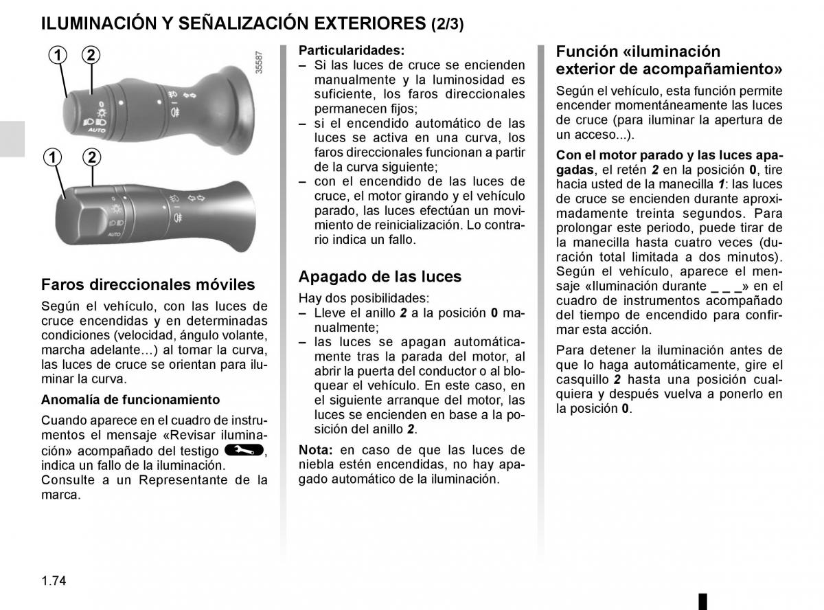 Renault Fluence manual del propietario / page 80