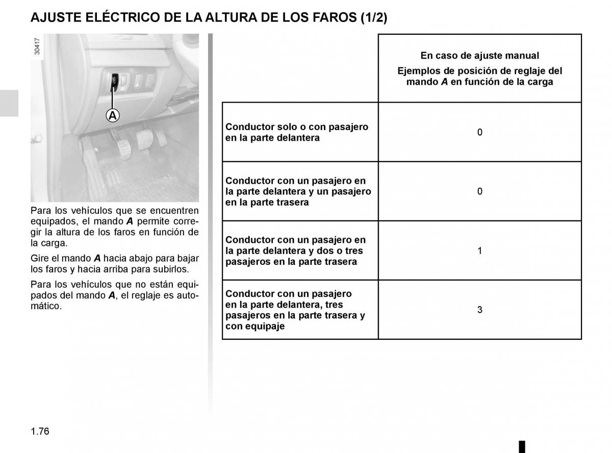 Renault Fluence manual del propietario / page 82