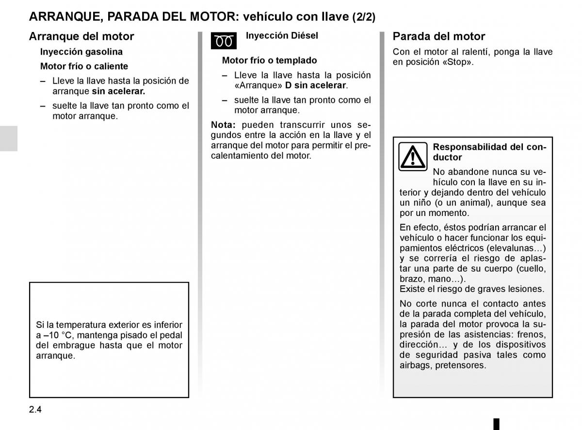 Renault Fluence manual del propietario / page 94