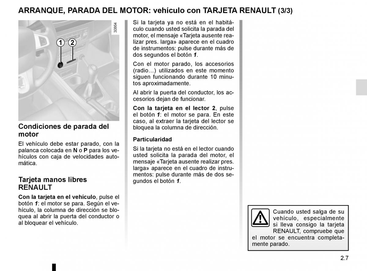 Renault Fluence manual del propietario / page 97