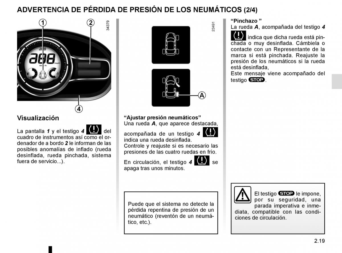 Renault Fluence manual del propietario / page 109