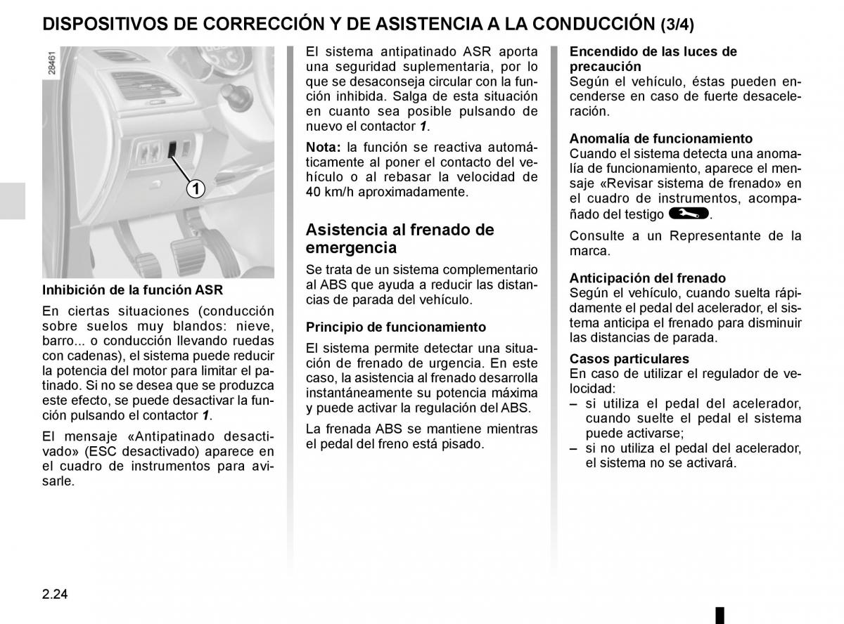 Renault Fluence manual del propietario / page 114