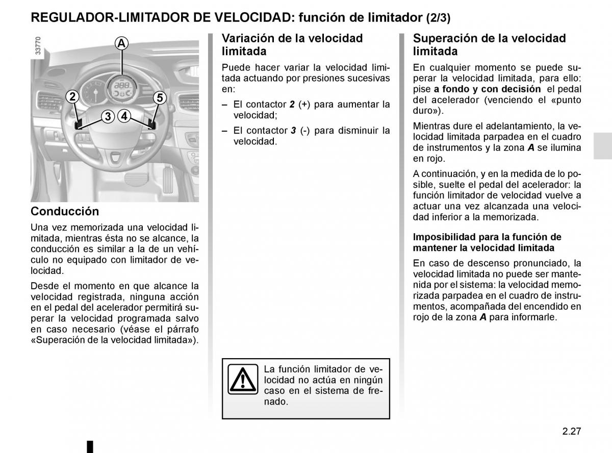 Renault Fluence manual del propietario / page 117