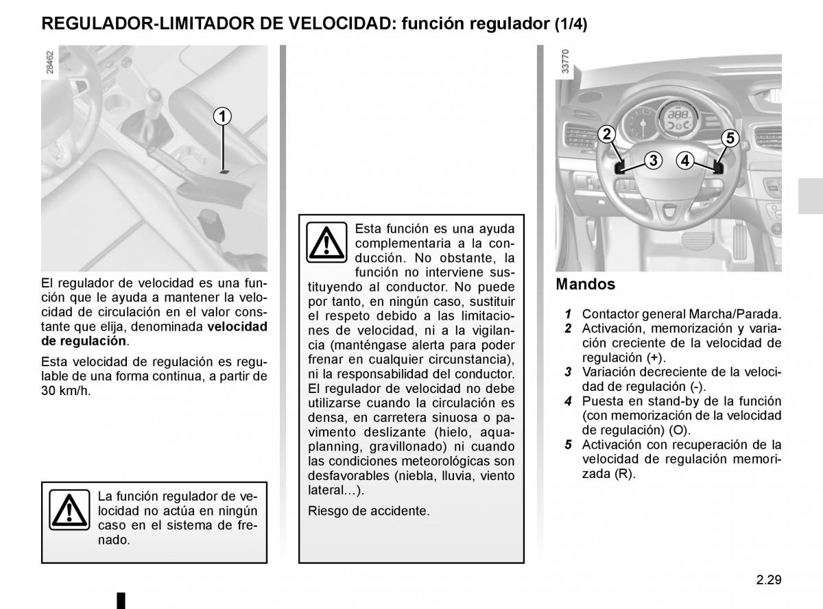 Renault Fluence manual del propietario / page 119