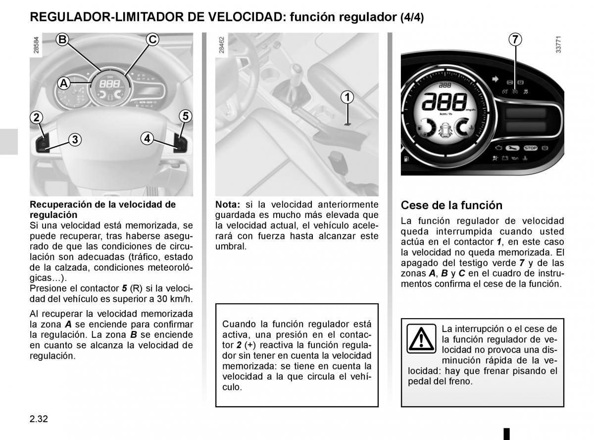 Renault Fluence manual del propietario / page 122