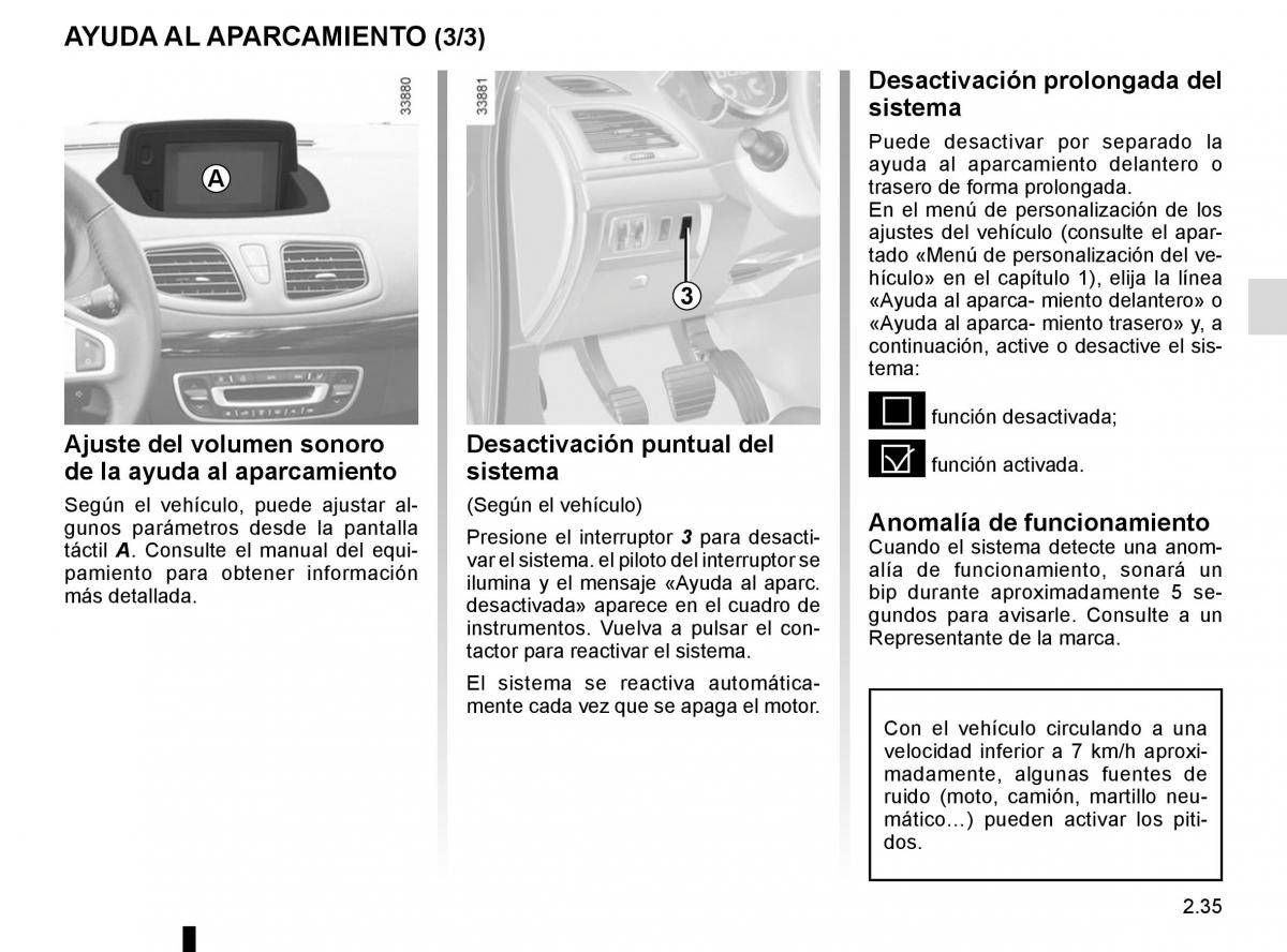 Renault Fluence manual del propietario / page 125