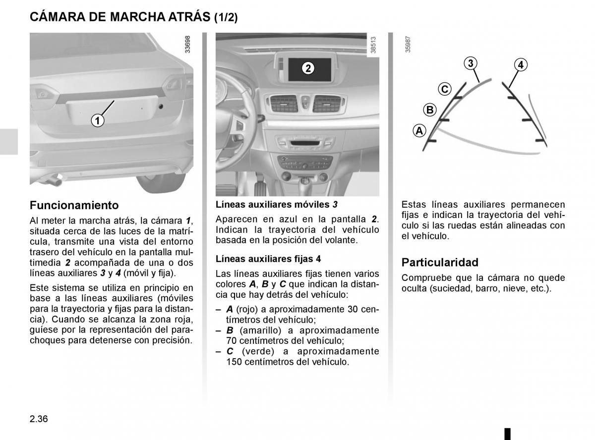 Renault Fluence manual del propietario / page 126