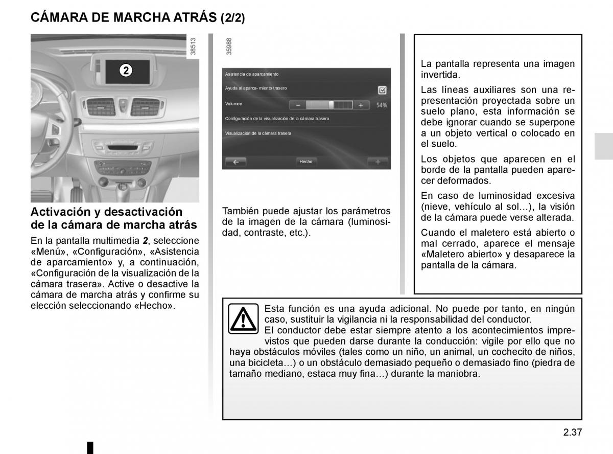 Renault Fluence manual del propietario / page 127