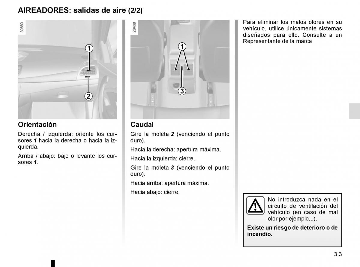 Renault Fluence manual del propietario / page 133