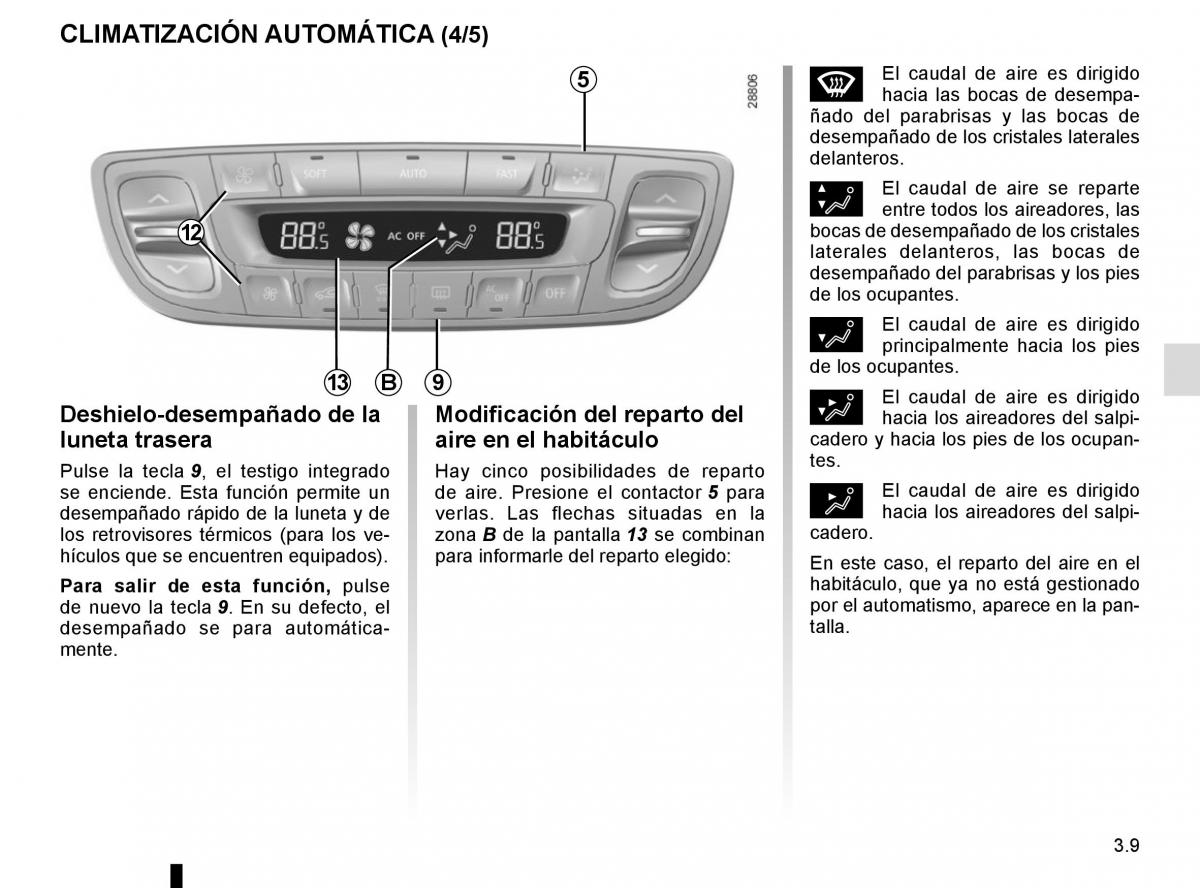 Renault Fluence manual del propietario / page 139