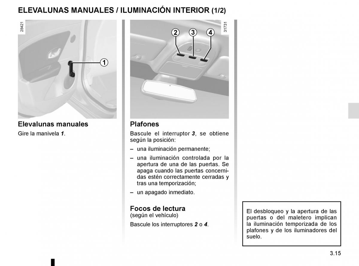 Renault Fluence manual del propietario / page 145