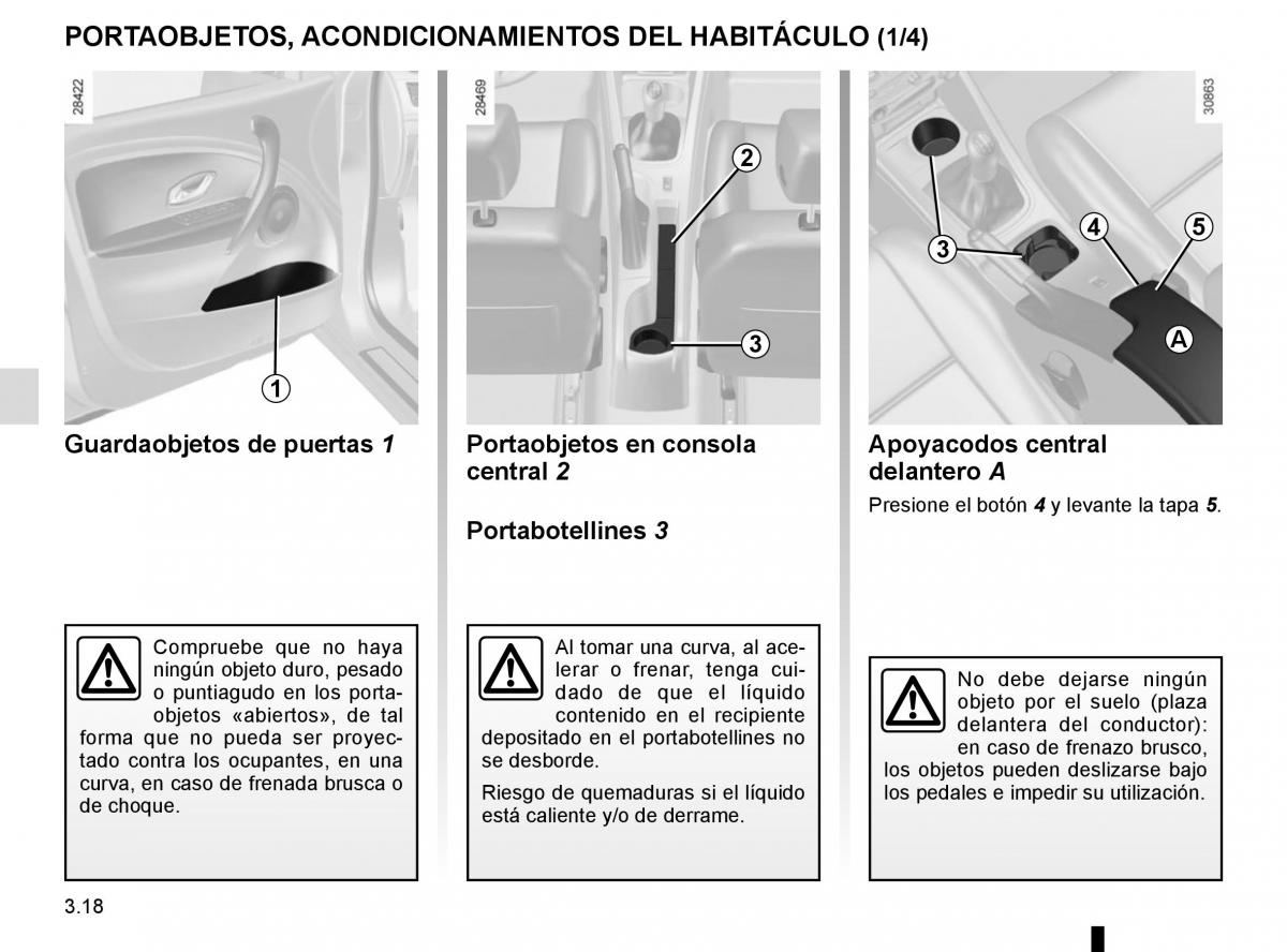 Renault Fluence manual del propietario / page 148