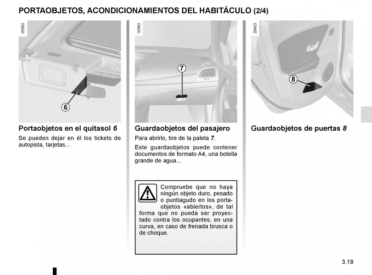 Renault Fluence manual del propietario / page 149