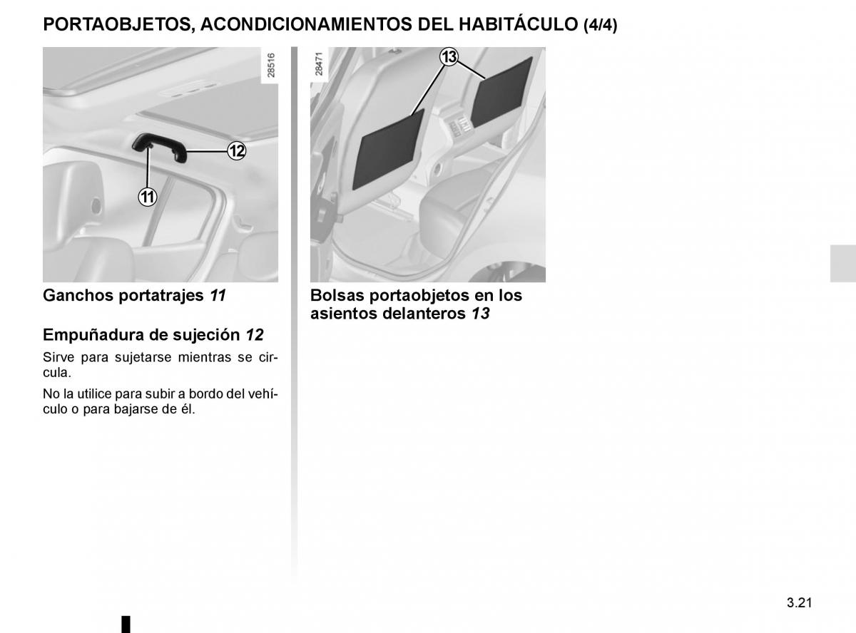 Renault Fluence manual del propietario / page 151