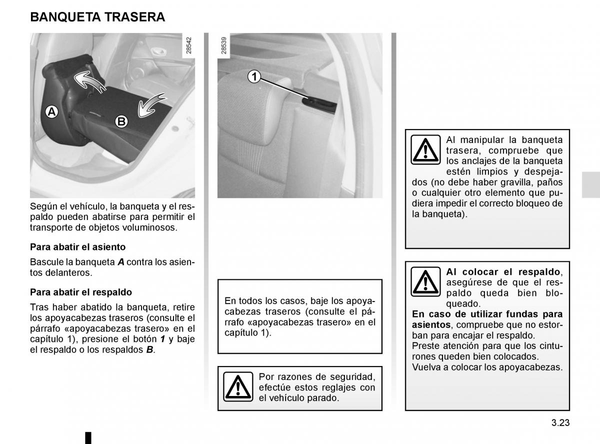 Renault Fluence manual del propietario / page 153