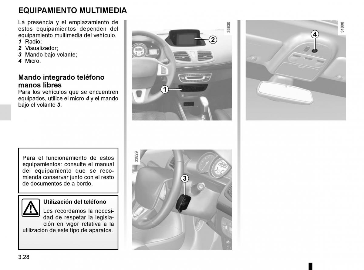 Renault Fluence manual del propietario / page 158