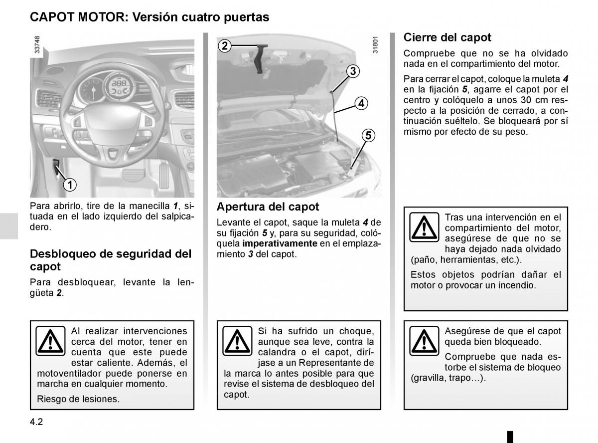 Renault Fluence manual del propietario / page 160