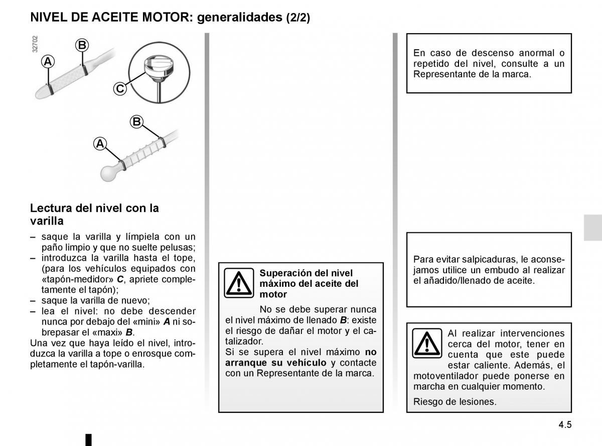 Renault Fluence manual del propietario / page 163