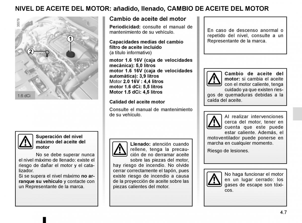 Renault Fluence manual del propietario / page 165