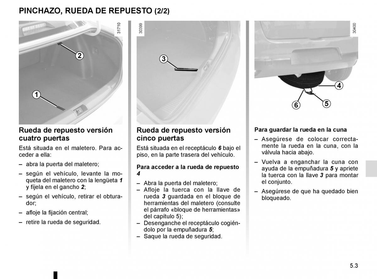 Renault Fluence manual del propietario / page 179