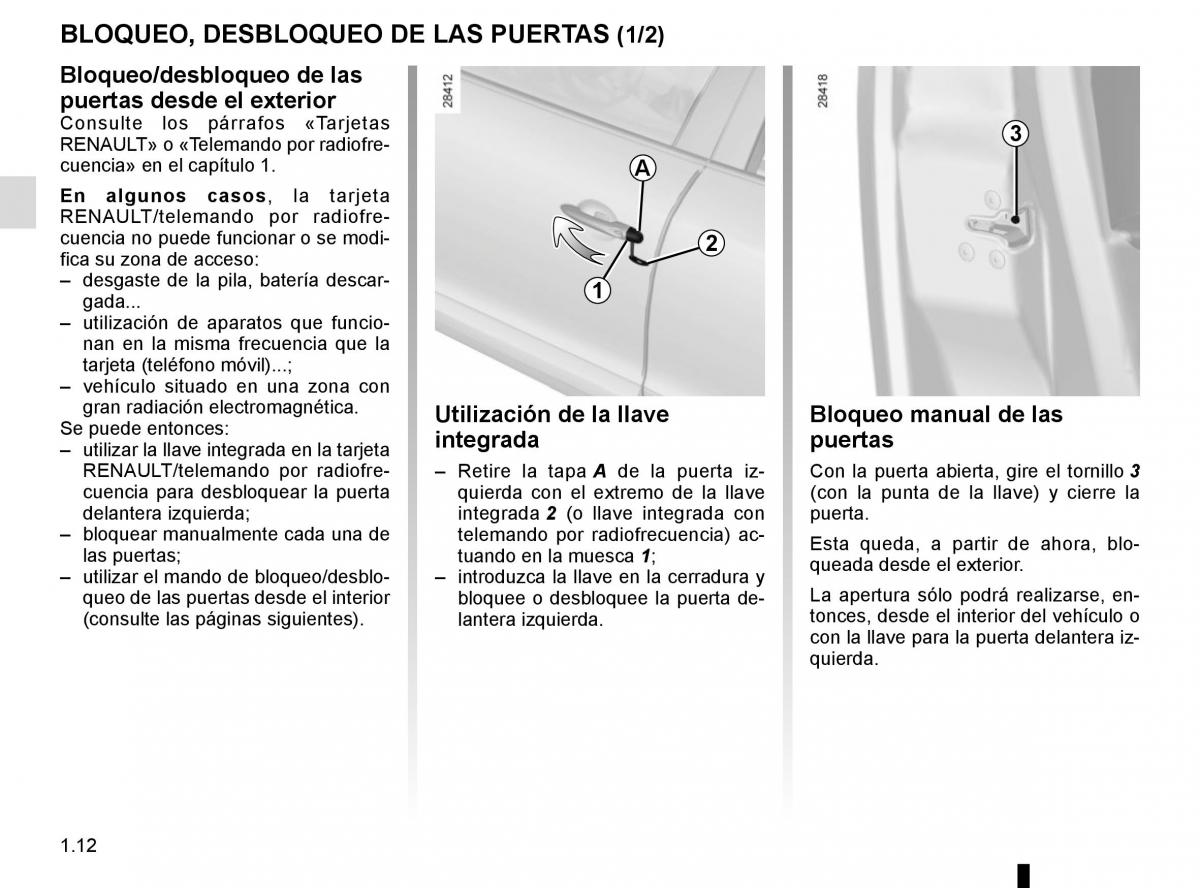 Renault Fluence manual del propietario / page 18