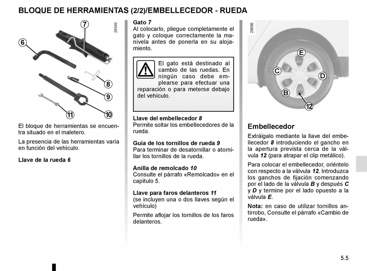 Renault Fluence manual del propietario / page 181