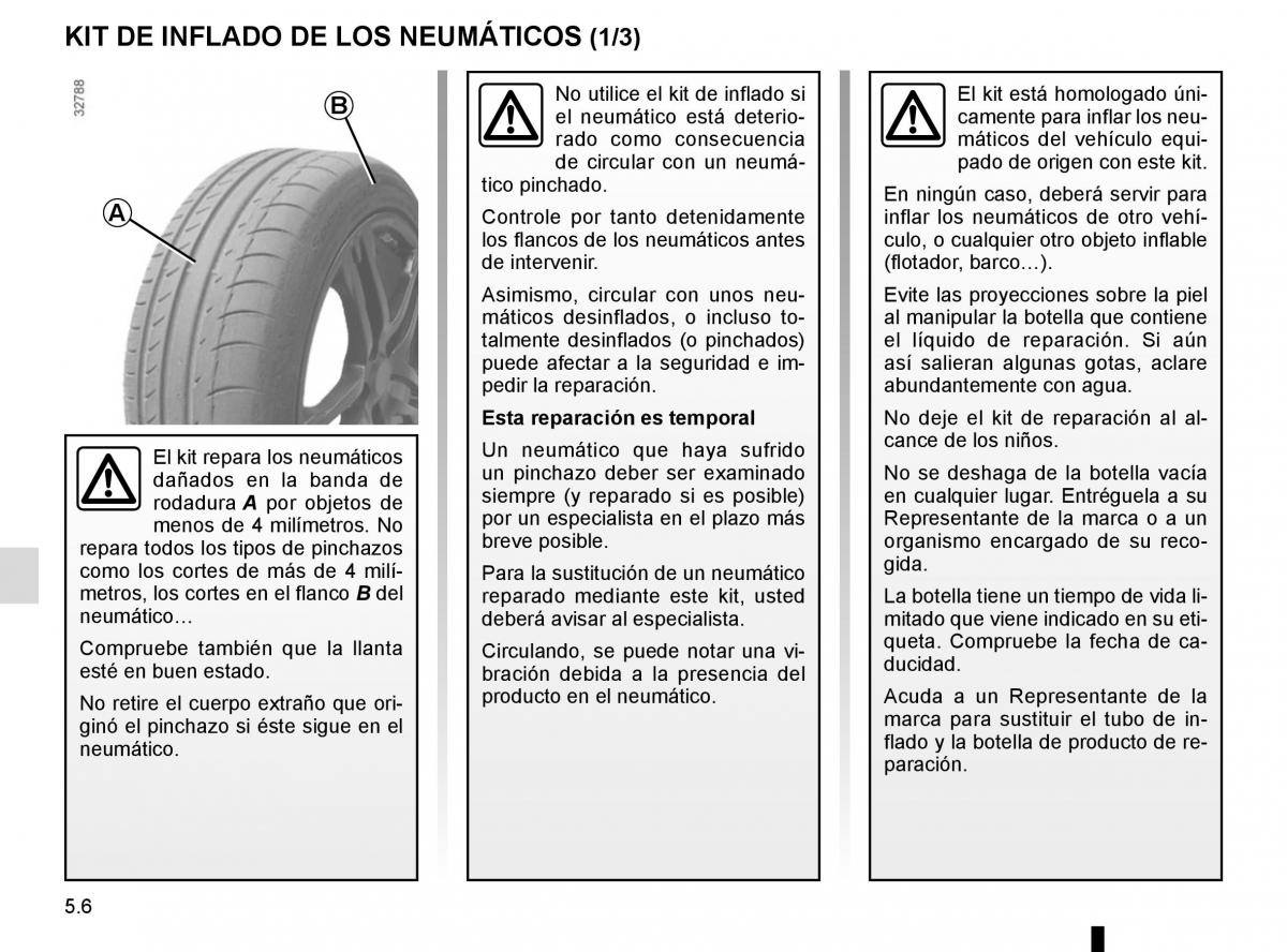 Renault Fluence manual del propietario / page 182