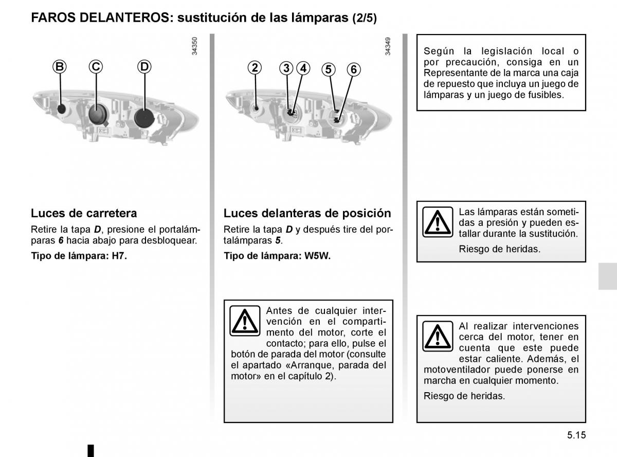 Renault Fluence manual del propietario / page 191