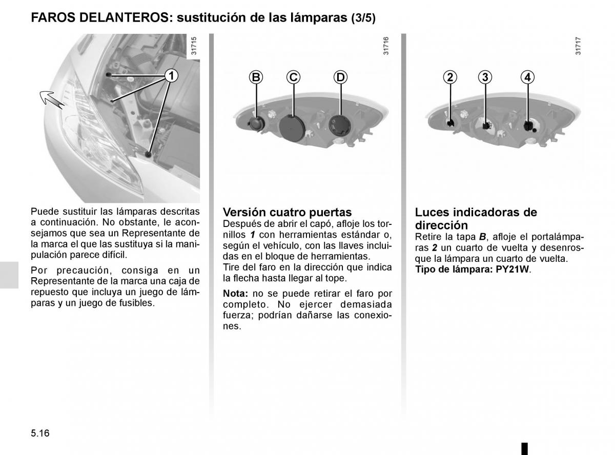 Renault Fluence manual del propietario / page 192