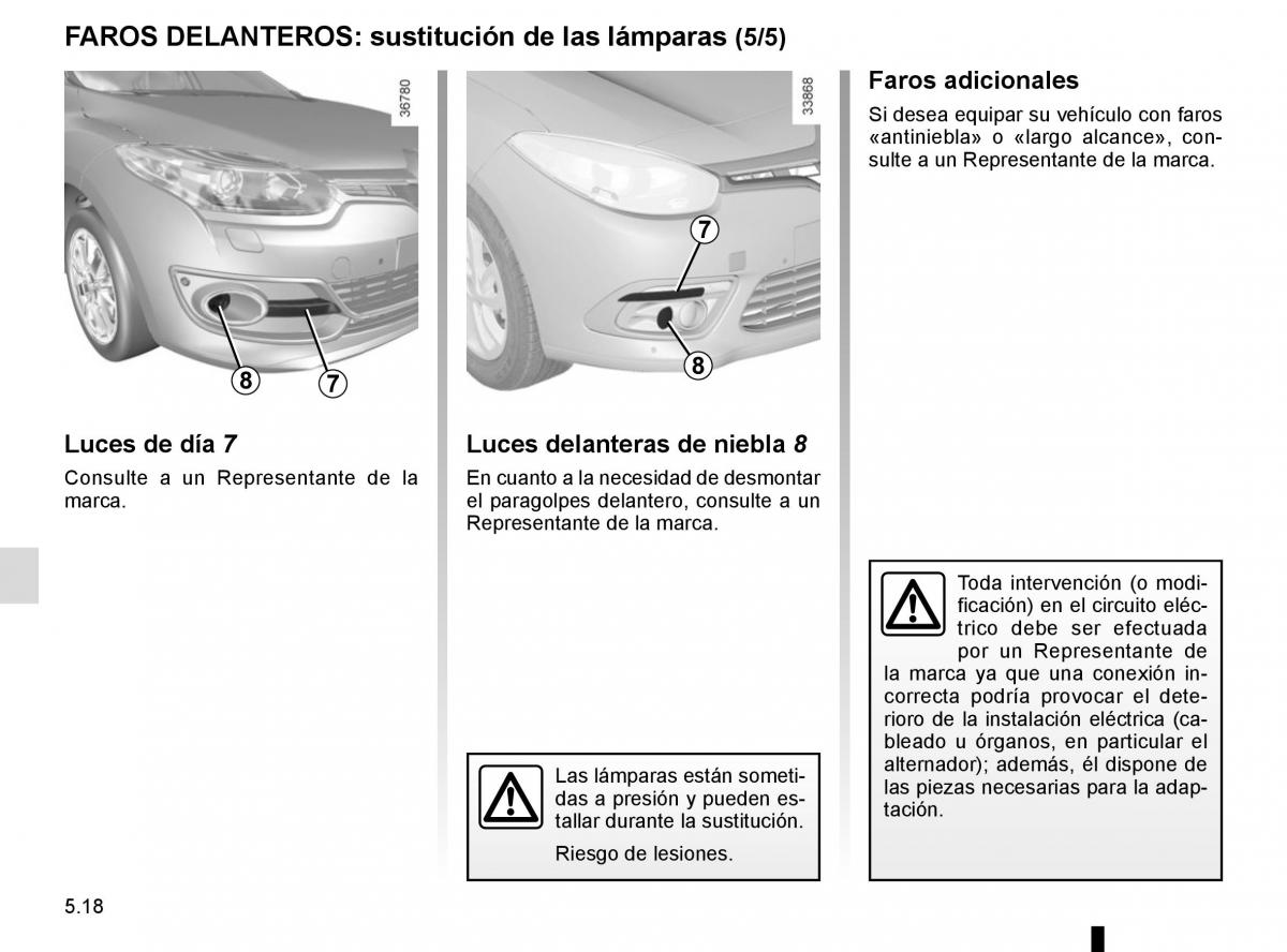 Renault Fluence manual del propietario / page 194